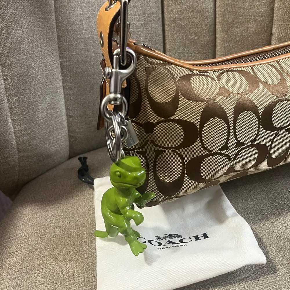 Coach t-rex bag charm